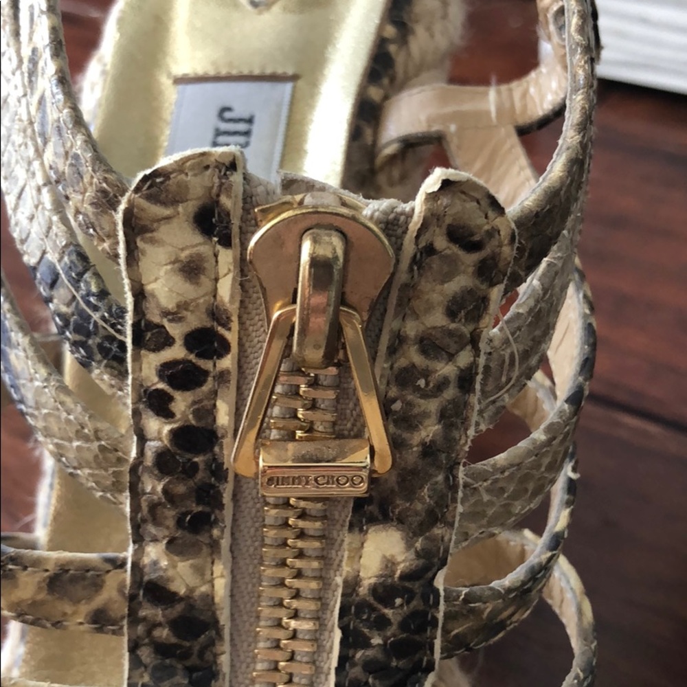 Jimmy Choo Python Cage Espadrilles - image 4